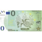 0 Euro biljet Sealife Scheveningen 